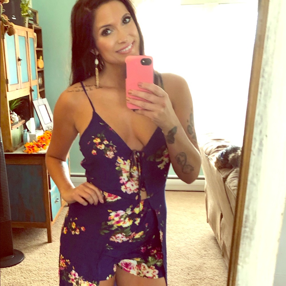 Skirted Short Romper